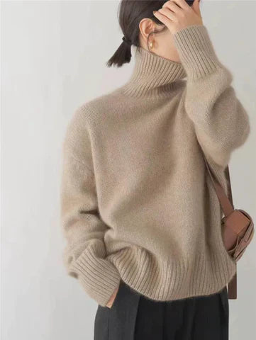 Amaya | Luxe Cashmere Turtleneck Sweater